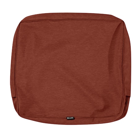 Classic Accessories Patio Lounge Back Cushion Cover, 25x15x4", Heather Henna 60-557-016601-RT